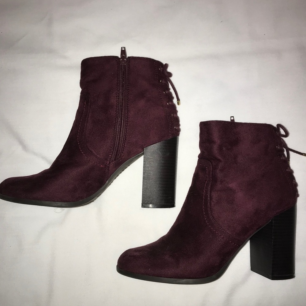 faux suede booties - Picture 8 of 8